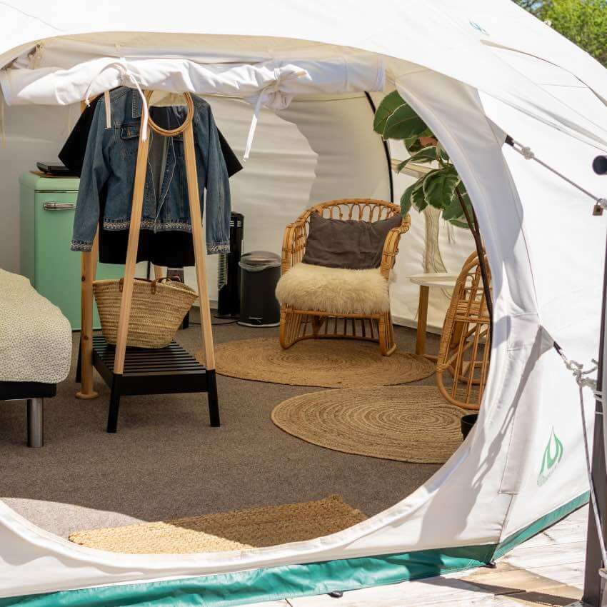 Glamping ved Marsk Camp